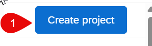 Create project button