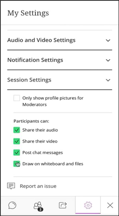 My Settings Screenshot My Settings Screenshot