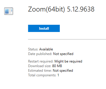 Zoom Installer